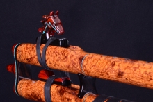 Honduran Rosewood Root Burl Native American Flute, Minor, Low Eb-4, #H20Aa